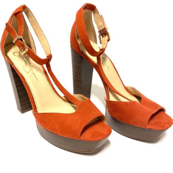 NEW JESSICA SIMPSON PLATFORM HEELS Size 10 - Picture 1 of 8